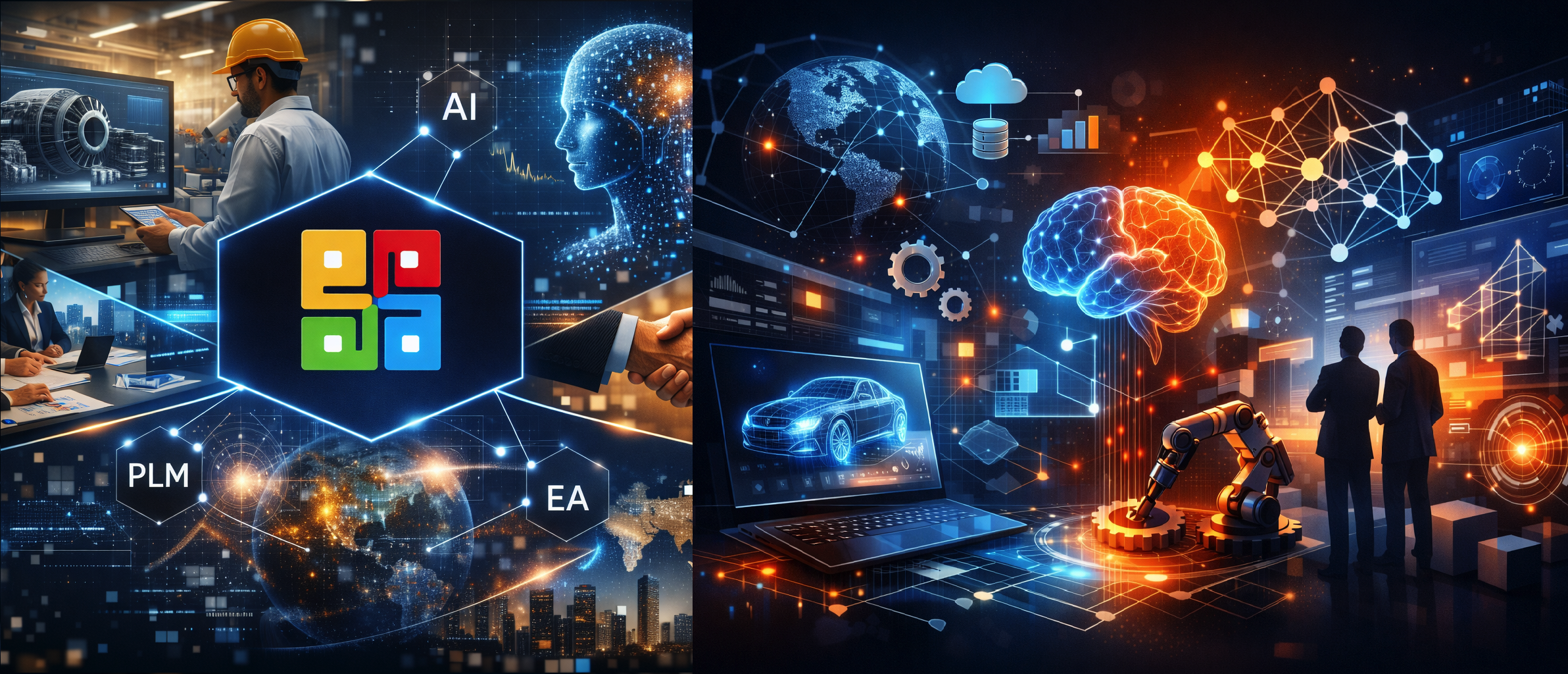 Outcome-focused enterprise partnership illustration